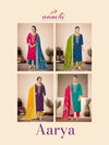 Aarya By Aanchi Roman Silk Kurti With Bottom Dupatta Wholesalers In Surat